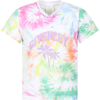 GIVENCHY MULTICOLOR T-SHIRT FOR GIRL WITH TIE DYE PRINT