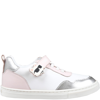 Karl Lagerfeld Multicolor Low Sneakers For Girl In Multicolor