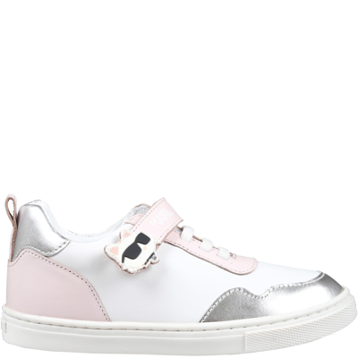 Karl Lagerfeld Kids' Multicolor Low Sneakers For Girl