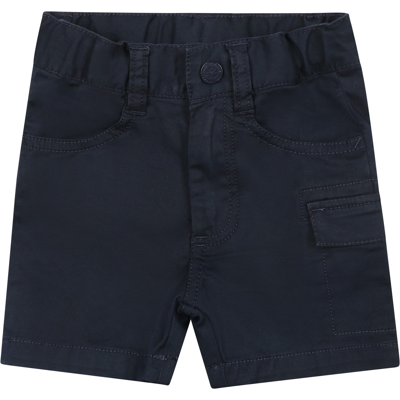 Timberland Blue Casual Shorts For Baby Boy