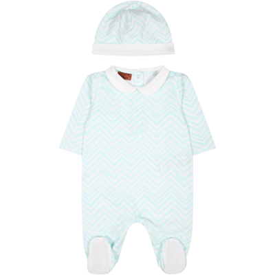 Missoni Green Set Set For Baby Kids