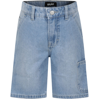 Molo Casual Denim Shorts For Kids