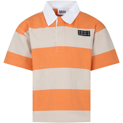 Molo Multicolor Polo Shirt For Kids