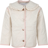 MOLO IVORY DOWN JACKET FOR GIRL