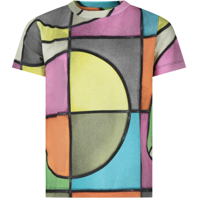 Molo Kids' Multicolor Ralphie T-shirt For Boy With Graphic Print