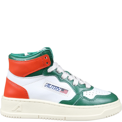 Autry Medalist Mid-top Multicolor Sneakers For Kids