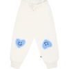 MOLO WHITE SPORTS TROUSERS FOR BABYKIDS