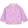 MOLO PINK DOWN JACKET HELIO FOR BABY GIRL