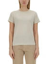Brunello Cucinelli Cashmere And Silk T-shirt In White