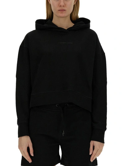 Canada Goose Hoodie In Black