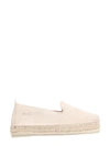 Manebi Hamptons Jute Sole Round Toe Espadrilles In Beige