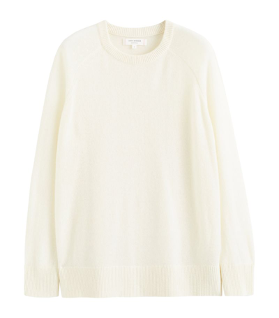 Chinti & Parker Cashmere Slouchy Jumper In White