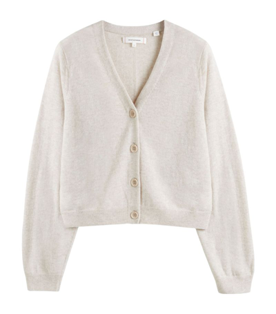 Chinti & Parker V-neck Buttoned Cardigan In Neutrals