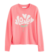 CHINTI & PARKER WOOL-CASHMERE BLOOM LOVE SWEATER