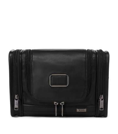 Tumi Alpha 3 Business Leather Travel Kit In Black