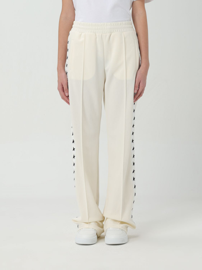 GOLDEN GOOSE PANTS GOLDEN GOOSE WOMAN COLOR IVORY,405953044