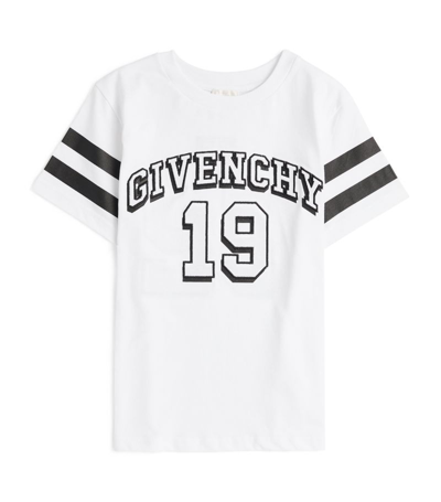 Givenchy Kids' Logo Team T-shirt (4-12 Years) In White