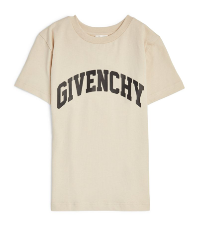 Givenchy Kids Logo T-shirt (4-12 Years) In Ivory