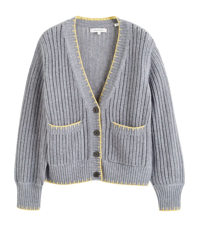 Chinti & Parker Wool-cashmere V-neck Cardigan In Grey