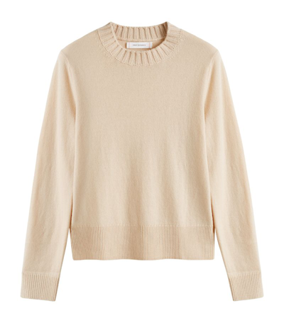 Chinti & Parker Crew-neck Ribbed Jumper In 中性色