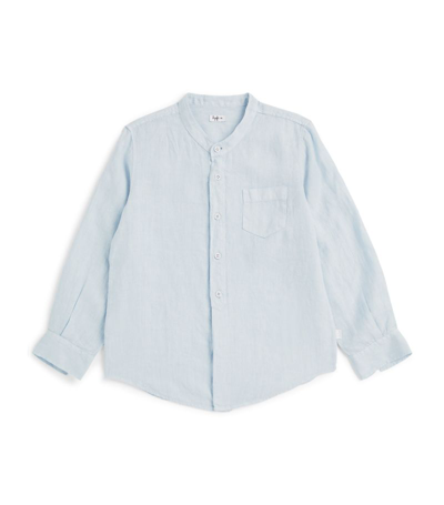 Il Gufo Kids' Linen Shirt (3-12 Years) In Blue