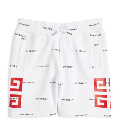 Givenchy Kids' Logo Shorts (4-12 Years) In White
