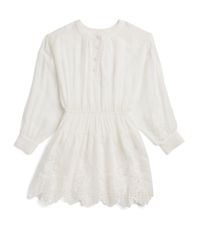 Designers Remix Girls Kids' Broderie Anglaise Vera Dress (8-16 Years) In Ivory