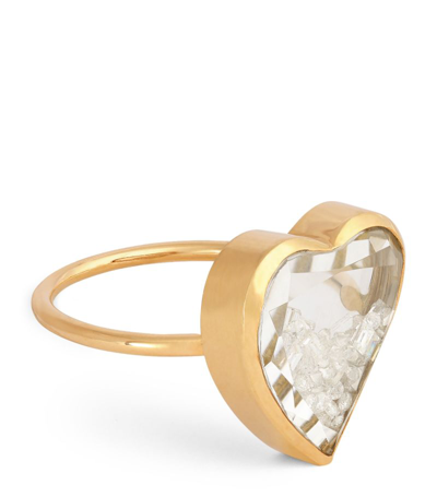 Moritz Glik Yellow Gold And Diamond Afago Shaker Ring