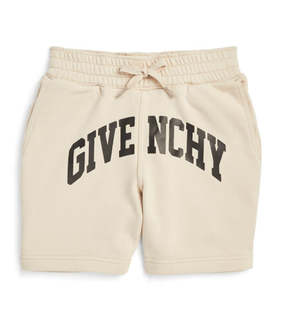 Givenchy Kids Logo Shorts (4-12 Years) In Ivory