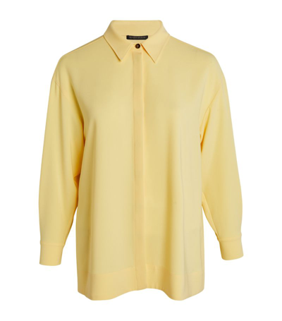 Marina Rinaldi Long-sleeve Shirt In Yellow