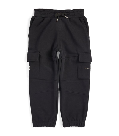 Givenchy Kids 4g Cargo Sweatpants (4-12 Years) In Black