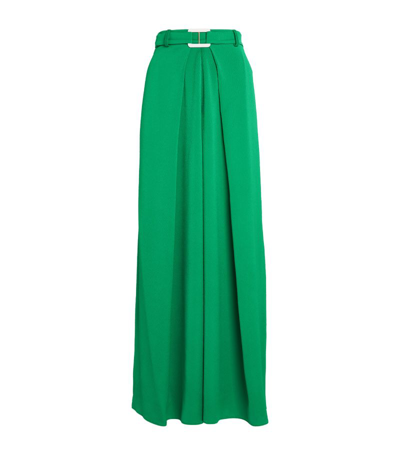 Edeline Lee Juno Wide-leg Trousers In Green