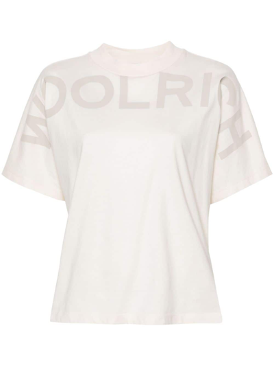Woolrich Logo-printed Cotton T-shirt In White