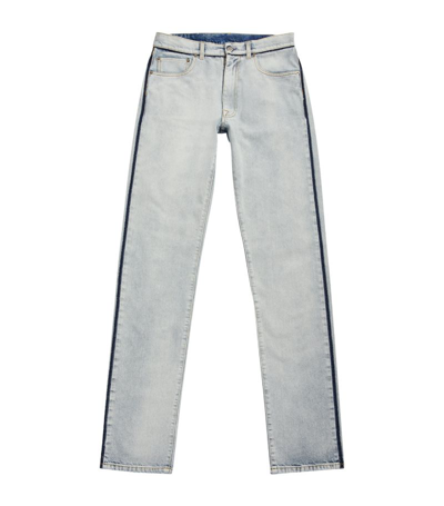 Maison Margiela Shadow-detail Jeans In White