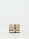 BURBERRY WALLET BURBERRY WOMAN COLOR BEIGE,F19505022