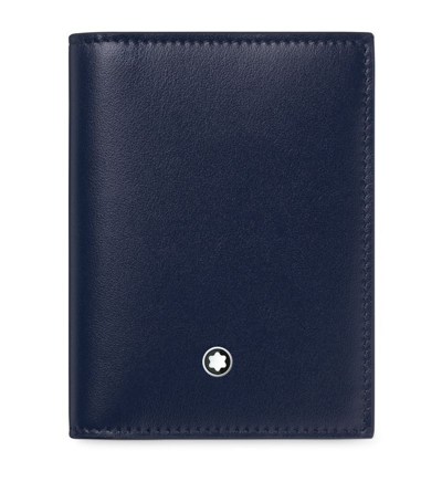 Montblanc Meisterstück 4cc Card Holder In Blue