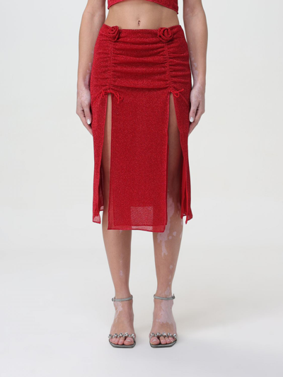 Oseree Skirt  Woman Color Cherry