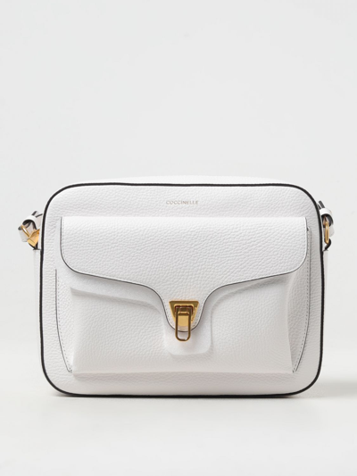 Coccinelle Crossbody Bags  Woman Color White