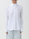 Polo Ralph Lauren Casual Button-up Shirt With Long Sleeves In White