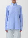 Polo Ralph Lauren Shirt  Woman Color Gnawed Blue In Gnawed Blue
