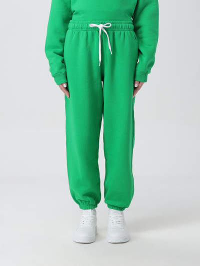 Polo Ralph Lauren Logo Embroidered Drawstring Track Pants In Green