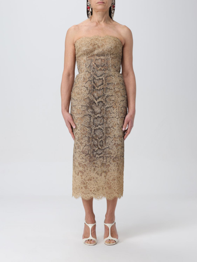 Ermanno Scervino Dress  Woman Color Gold
