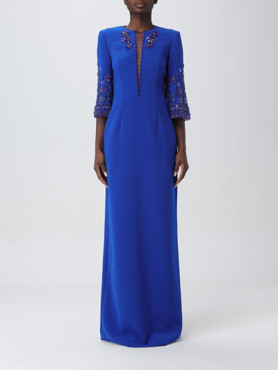 Jenny Packham Dress  Woman Colour Blue