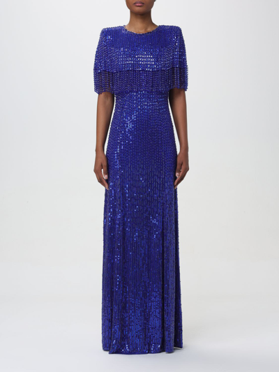 Jenny Packham Dress  Woman Colour Blue