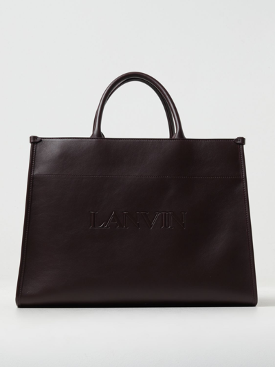 Lanvin Tote Bags  Woman Color Black Cherry