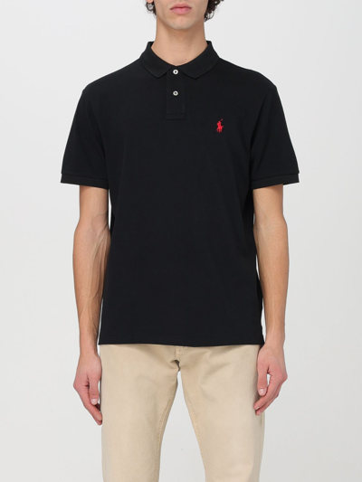 Polo Ralph Lauren Polo Shirt  Men Color Black