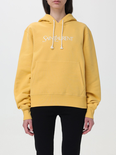 Saint Laurent Sweatshirt  Woman In Yellow