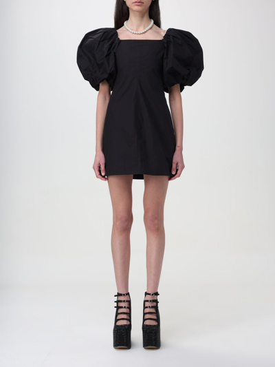 GANNI DRESS GANNI WOMAN COLOR BLACK,F24681002