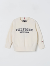 TOMMY HILFIGER SWEATER TOMMY HILFIGER KIDS COLOR YELLOW CREAM,F27177090