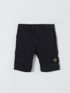 Stone Island Junior Shorts  Kids Color Navy